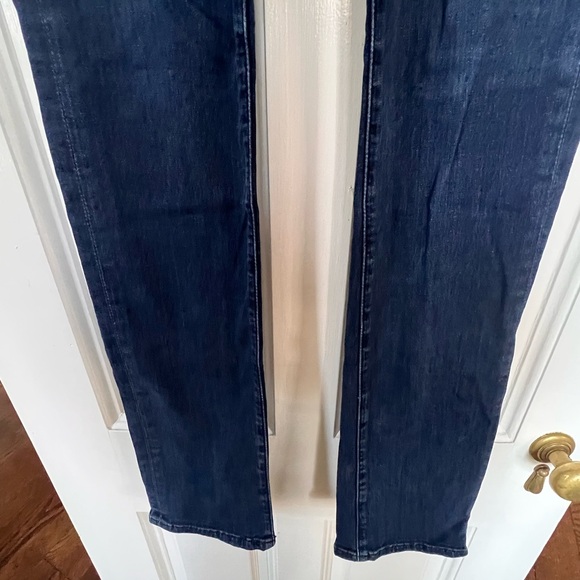 Classic Blue Women's Jeans 7 for all mankind size 26 straight leg J330 - Picture 7 of 9